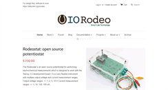 Desktop Screenshot of iorodeo.com