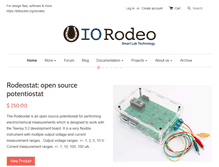 Tablet Screenshot of iorodeo.com